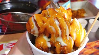 대학로 치즈 닭강정 / Cheese and Spicy Chicken / Korean Street Food