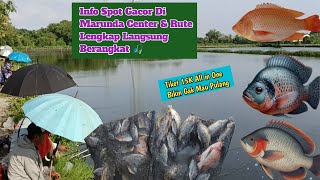 Info \u0026 Rute Spot Gacor Dimarunda Center❗Empang Bang Unan Tiket 15K