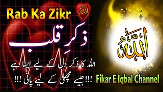 Zikr E Qalb - Zikr Allah - Rab Ka Zikr - Ism E Allah Zaat