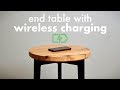 How To Build A Shou Sugi Ban End Table with Hidden Wireless Charging