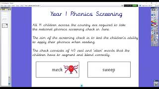 Y1 phonics video