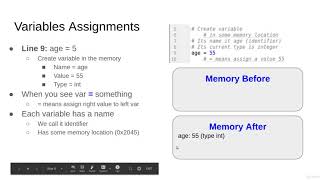 Variables Assignments [Mastering 4 critical SKILLS using Python]
