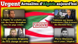Teboune aux jeunes: «construisons l'État à travers des élections libre, un juif mo-rt pour l'Algérie