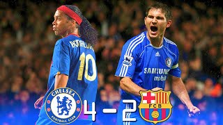 Chelsea 4 - 2 Barcelona (Ronaldinho x Lampard) ● UCL 2005 | Extended Highlights & Goals