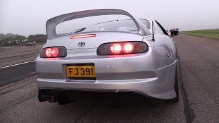 1000HP Toyota Supra SRD1000 - BRUTAL ACCELERATIONS!