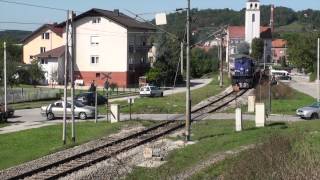 Excellent diesel locomotive sound, HŽ 2062 055 accelerating