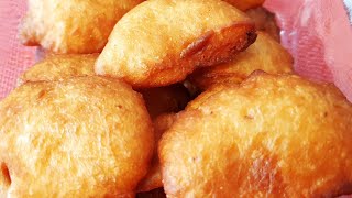 Cucur Kelapa Santan Manis. Easy Tea Time Snack.