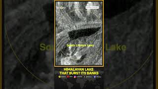 Satellite images of Indian lake flooding that killed 14, 100 missing I Wion Shorts