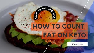 How to Incorporate More Fats on Keto | How to count Fat on Keto #food #keto #ketodiet