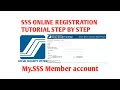 Paano magkaroon ng account sa SSS online member   user ID registration