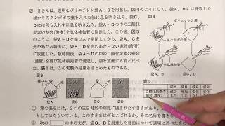 【理科#6　大問2⑵　植物の呼吸と光合成】静岡　公立高校入試　平成26年度　ポイント解説