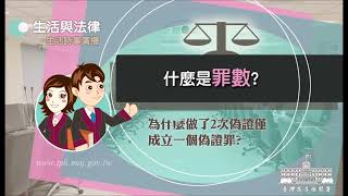 生活與法律-什麼是罪數