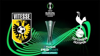 VITESSE VS TOTTENHAM HOTSPUR (FASE DE GRUPOS) | EUROPA CONFERENCE LEAGUE | PES 2021/2022 J3