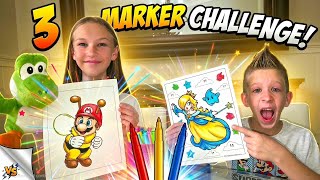 Super Mario Galaxy 3 Marker Challenge!!