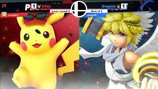 Alfan (Pikachu) Vs. Dragnis (Pit)