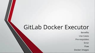 GitLab Docker Executor - Theory