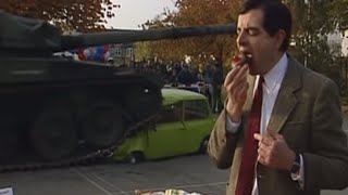 Car Squashed by Tank | Mr. Bean Official