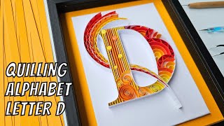 Quilling Letter D | Tips for making Quilling Letter Printouts