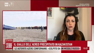 Il giallo dell'aereo precipitato in Kazakistan -Storie italiane 27/12/2024