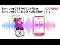 Samsung GT S7070 & Samsung GT C3300i / Incoming calls & Retro Ringtones & outgoing calls