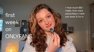 I started an onlyfans with no social media following in 2026 - my thoughts after the first week