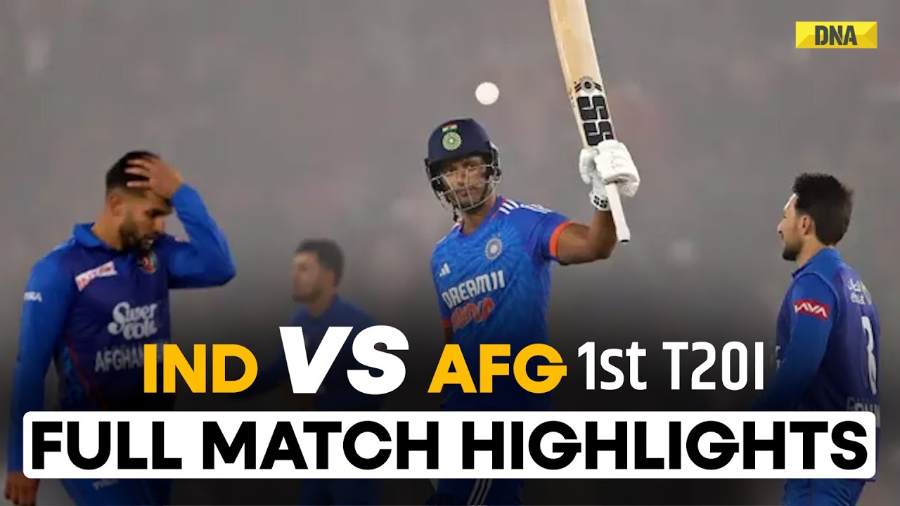 IND Vs AFG, 1st T20I Highlights: Shivam Dube Scores 60 Off 40 As India ...