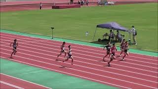 220807 第4回日立記録会 中学男子100m 3組