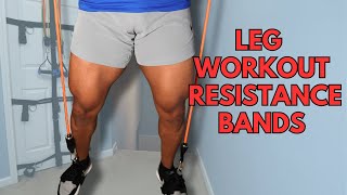 Resistance Bands LEG workout | Finally get a great leg workout at home