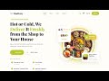 Create a Modern Food Delivery Website Using HTML CSS & JavaScript | Responsive UI Design