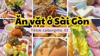 Unboxing ăn vặt Sài Gòn| cá viên chiên, mì samyang, gà rán cay, bánh mì Hoàng Lam,...