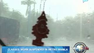 NewsLife: Classes, work suspended in Metro Manila