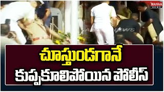 చూస్తుండగానే కుప్పకూలిపోయిన పోలీస్ | CP Thomas Jose Faints at Republic Day Celebrations in Kerala