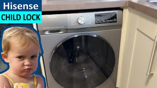 Hisense Washing Machine Child Lock and How to turn on Child Lock on Hisense Washing Machine