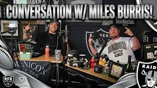 Incredible interview w/ Miles Burris: RFR Conversation