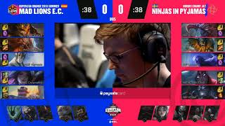 MAD vs. NiP Игра 1 | EU Masters Final Summer 2018 | Mad Lions vs. Ninja in Pyjamas (2018)