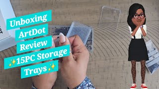 Unboxing ArtDot 15pc Trays Review