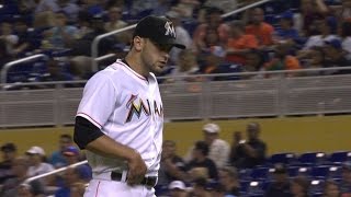 NYM@MIA: Cosart shuts down Mets over eight innings