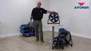 XPOWER Axial Fan Air Mover