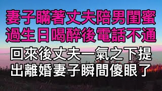 妻子瞞著丈夫出國陪男閨蜜過生日喝醉後電話不通，回來後丈夫一氣之下提出離婚，妻子直接癱軟在地，徹底傻眼了！真實故事 ｜都市男女｜情感｜男閨蜜｜妻子出軌｜楓林情感