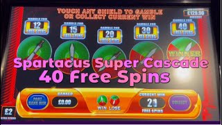 Arcade Slots Pt 3/5 - Multi Terminal Action @ £2 . Spartacus Super Cascade, Ultra Play Slots \u0026 More