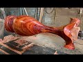 amazing woodturning crazy great idea carpenter s top skills on big wood lathe