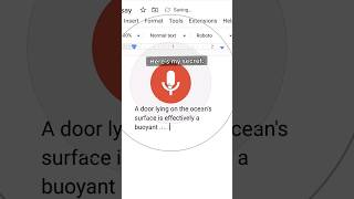 Try Voicetyping In Google Docs Googleworkspace Shorts Homeworkhelp