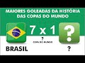 Maiores Goleadas Da História Das Copas Do Mundo