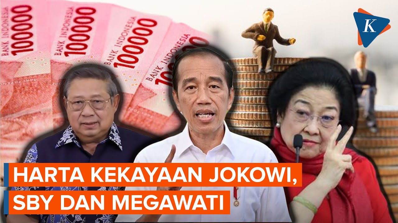 Segini Harta Kekayaan Jokowi, SBY, Dan Megawati - YouTube