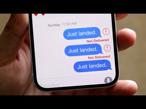 How To FIX iPhones Texts Not Delivering! (2021)