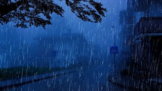 Barulho de Chuva para Dormir Profundamente ⛈ Som de Chuva Forte, Vento e Trovoadas #2 Nature Sounds