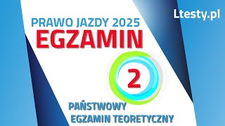 Egzamin na prawo jazdy ✅ kategoria B - Część 2 (2025)