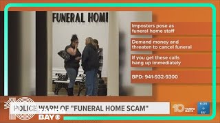 Scammers target grieving families by posing as funeral homes