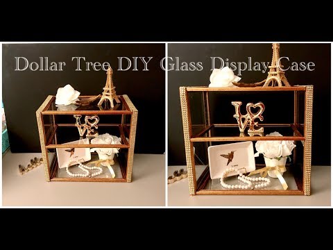 DOLLAR TREE DIY Glam Glass Display Case for Jewelry, Make up, Perfume Bottles, and Knick knacks DOLLAR TREE DIY Glam Glass Display Case for Jewelry, Make up, Perfume Bottles, and Knick knacks