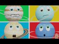 planets and their rings for kids solar system for kids